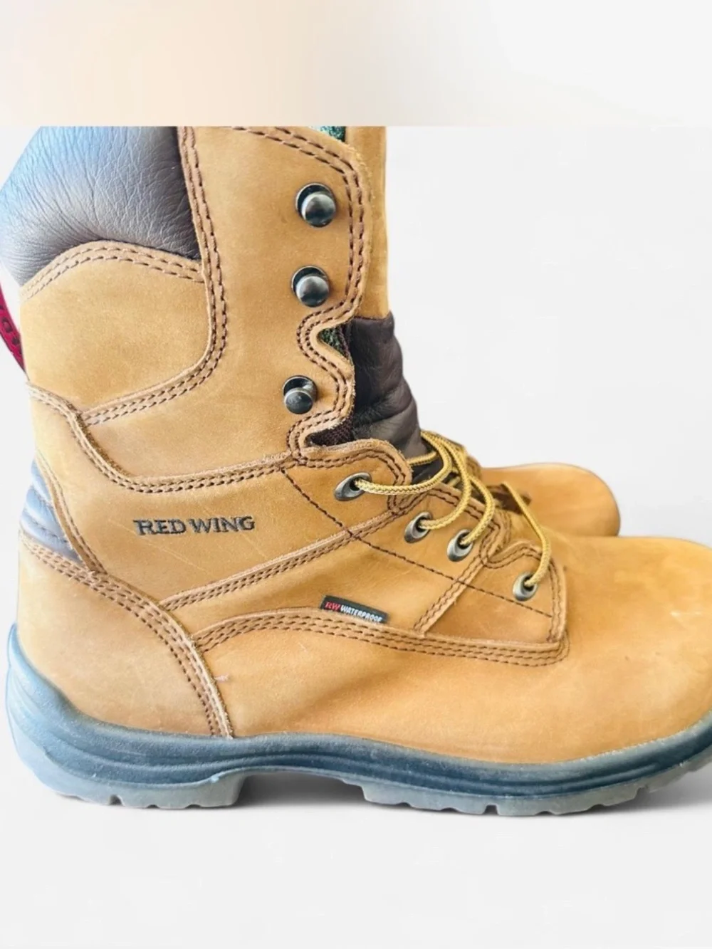 Red wing waterproof king toe boots